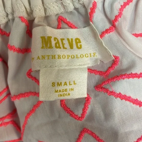 New Women’s Maeve Embroidered Off-The-Shoulder Blouse By Anthropologie!!🔥🔥🔥 - Picture 13 of 15